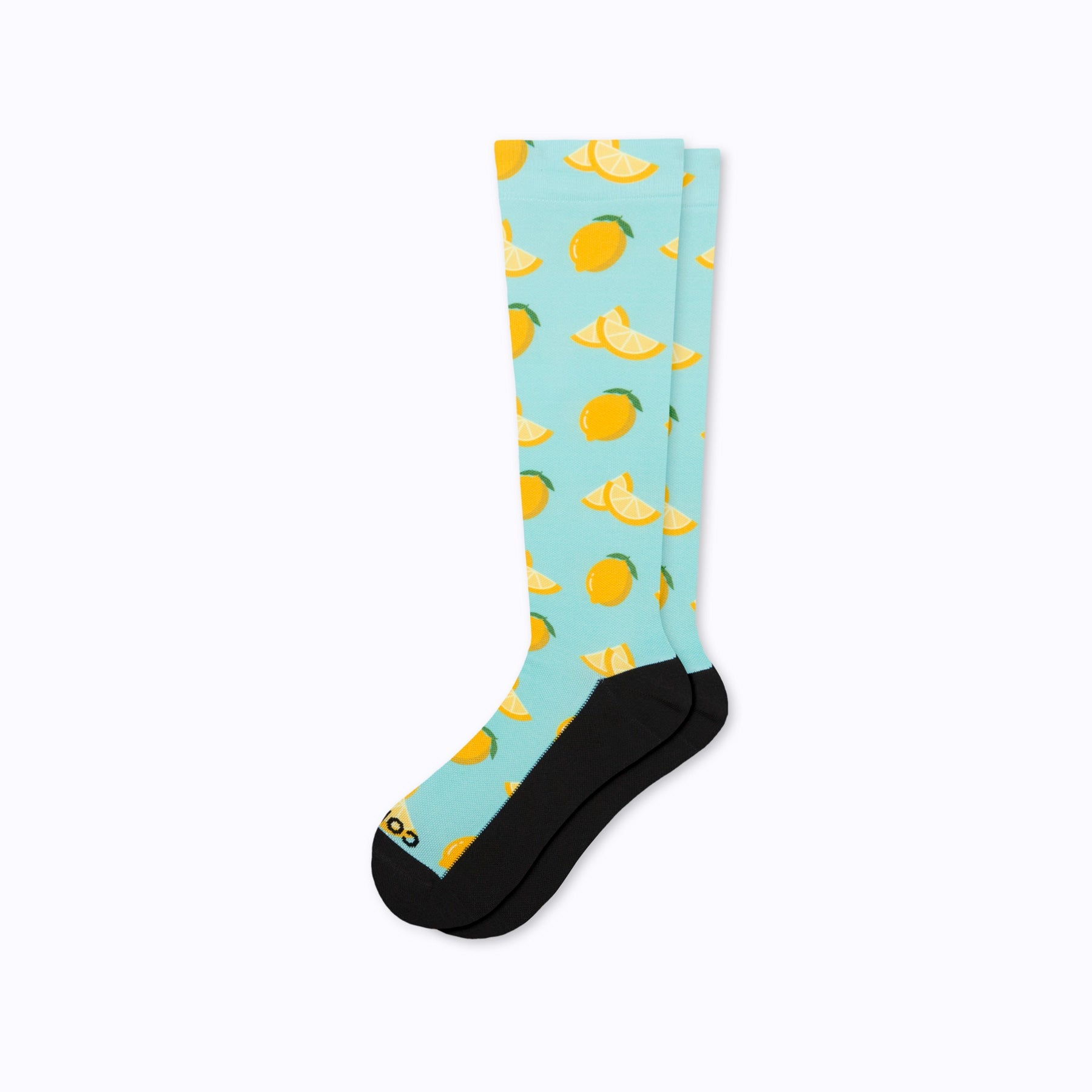 Cute Compression Socks - Lemon Print