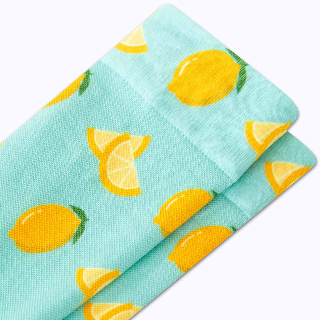 Cute Compression Socks - Lemon Print