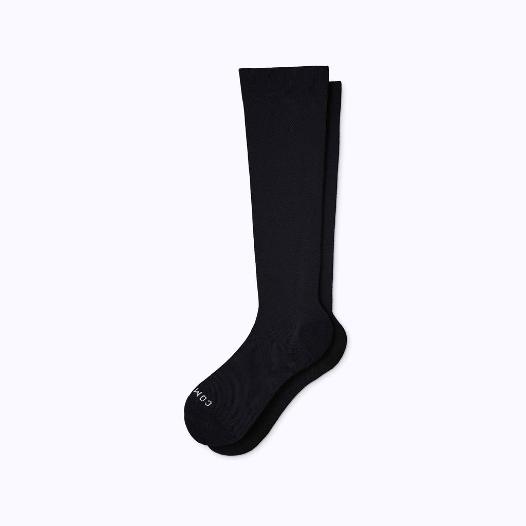 Knee-High Compression Socks - Solid Black