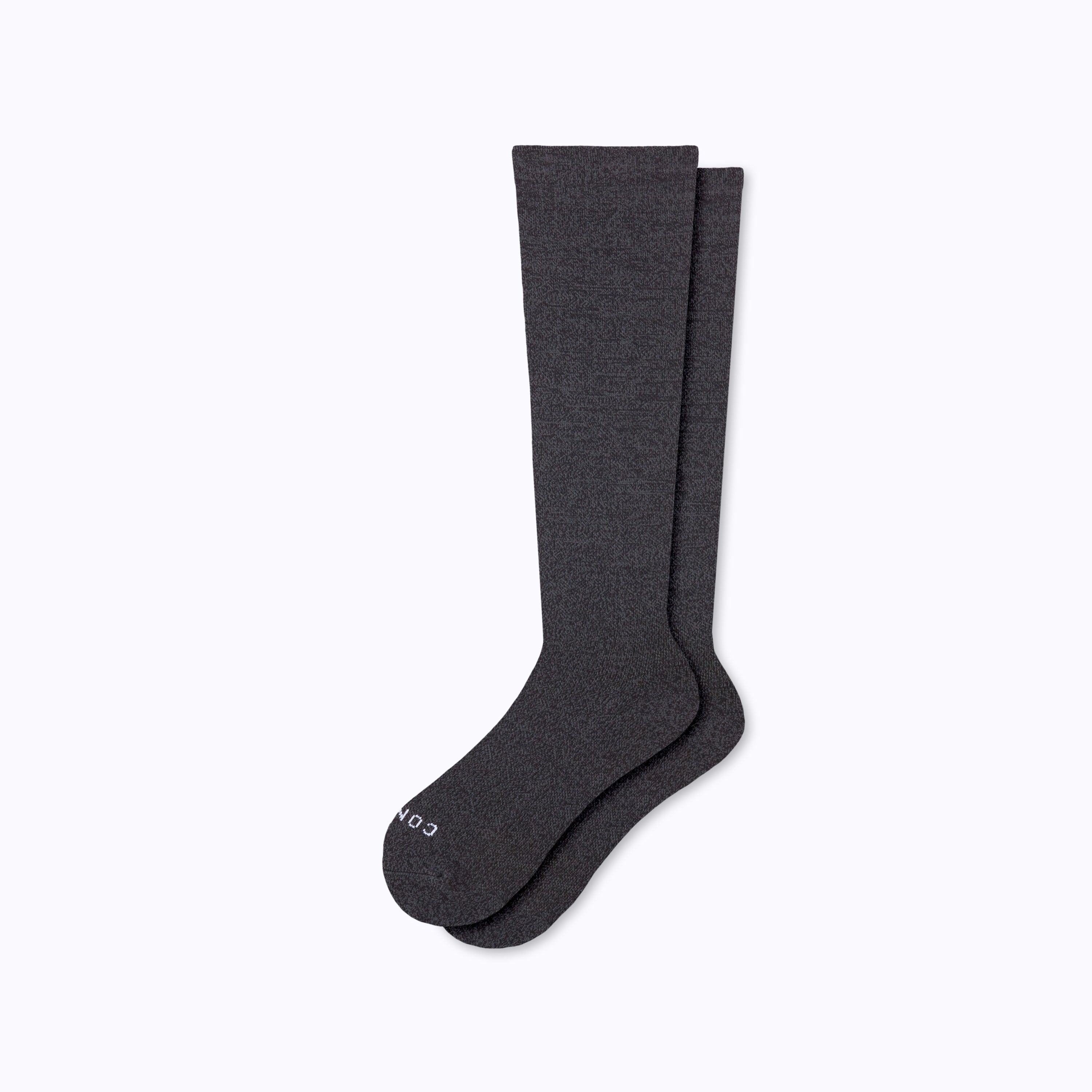 Knee-High Compression Socks - Dark Grey Solid